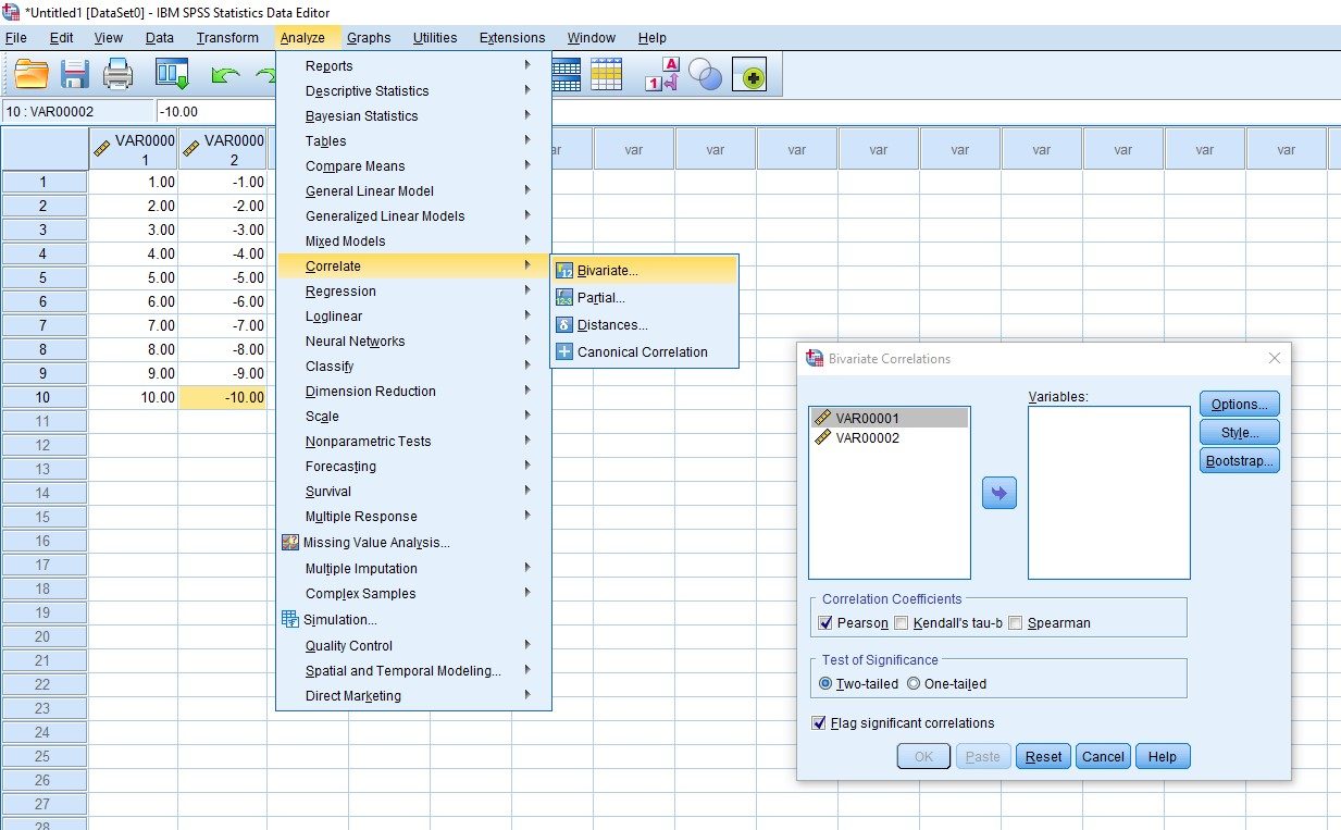 Read more about the article SPSS ile Değişken İlişkilendirme ve Korelasyon Analizi