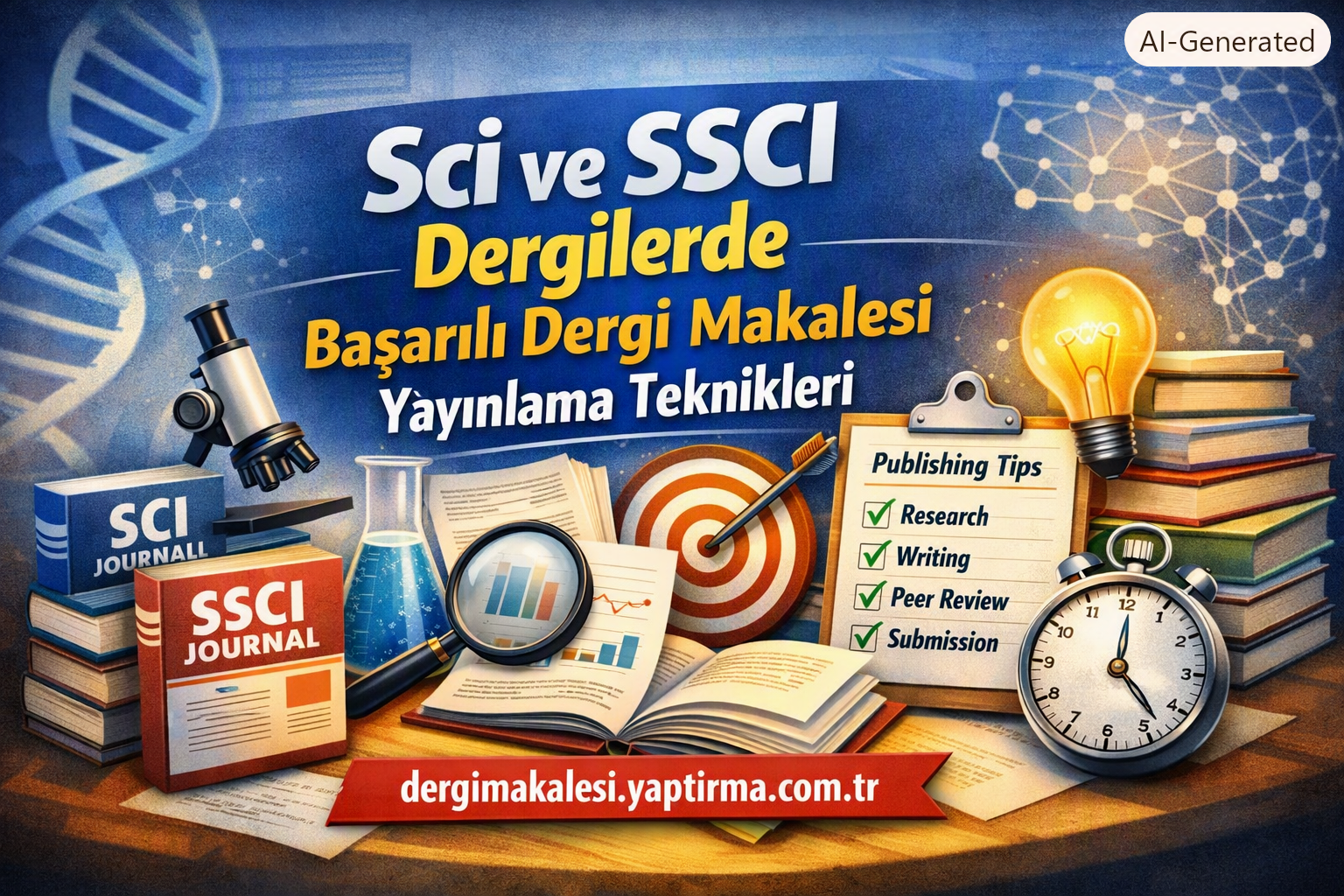 Read more about the article Sci ve SSCI Dergilerde Başarılı Dergi Makalesi Yayınlama Teknikleri
