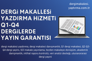 Read more about the article Dergi Makalesi Yazdırma Hizmeti: Q1-Q4 Dergilerde Yayın Garantisi