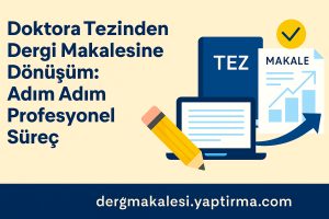 Read more about the article Doktora Tezinden Dergi Makalesine Dönüşüm: Adım Adım Profesyonel Süreç