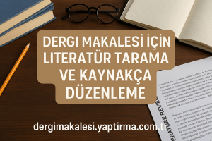 Read more about the article Dergi Makalesi İçin Literatür Tarama ve Kaynakça Düzenleme