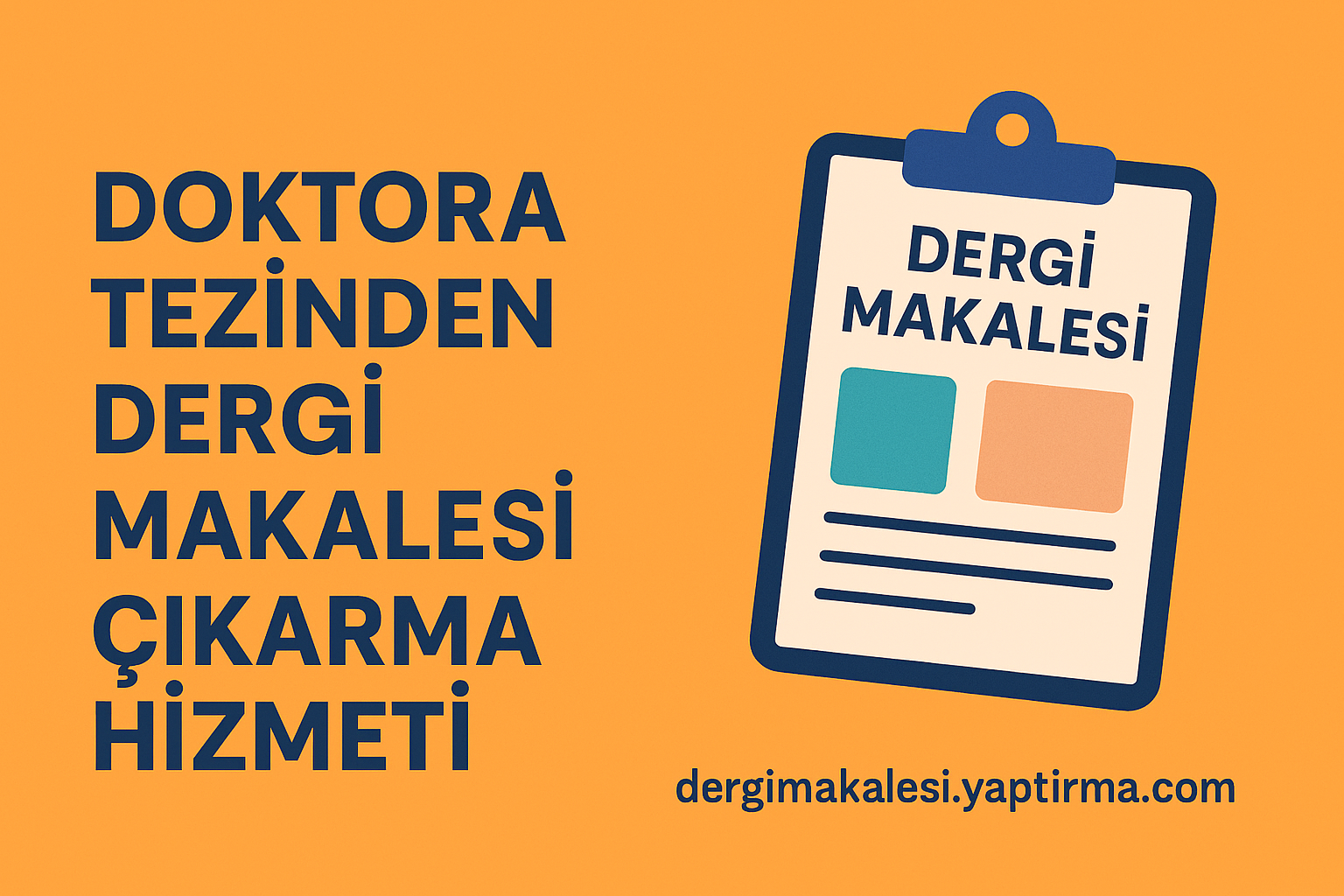 Read more about the article Doktora Tezinden Dergi Makalesi Çıkarma Hizmeti: Yayına Hazır Format