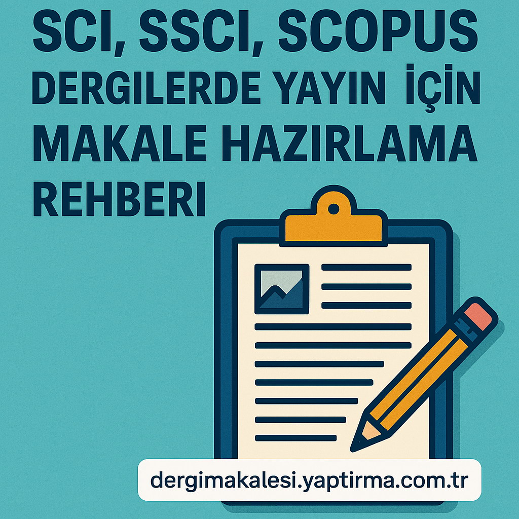Read more about the article SCI, SSCI, Scopus Dergilerde Yayın İçin Makale Hazırlama Rehberi