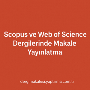 Read more about the article Scopus ve Web of Science Dergilerinde Makale Yayınlatma