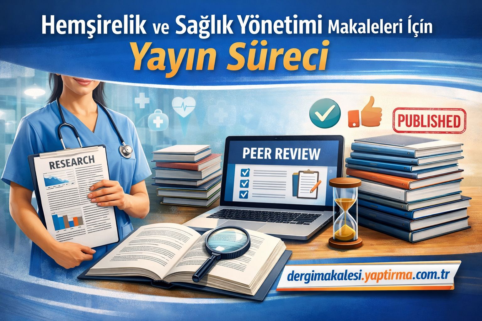 Read more about the article Hemşirelik ve Sağlık Yönetimi Makaleleri İçin Yayın Süreci