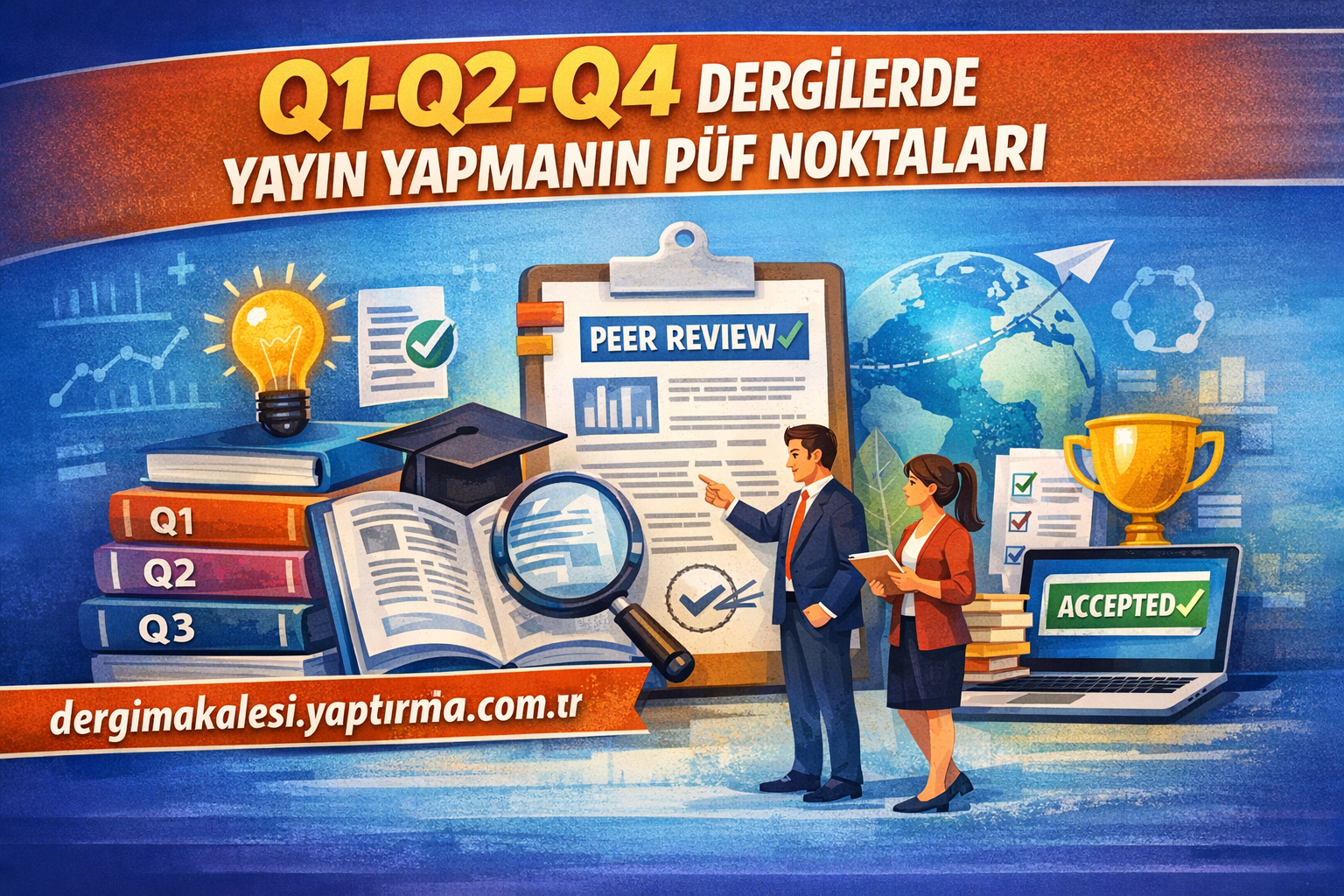 Read more about the article Q1-Q2-Q3-Q4 Dergilerde Yayın Yapmanın Püf Noktaları