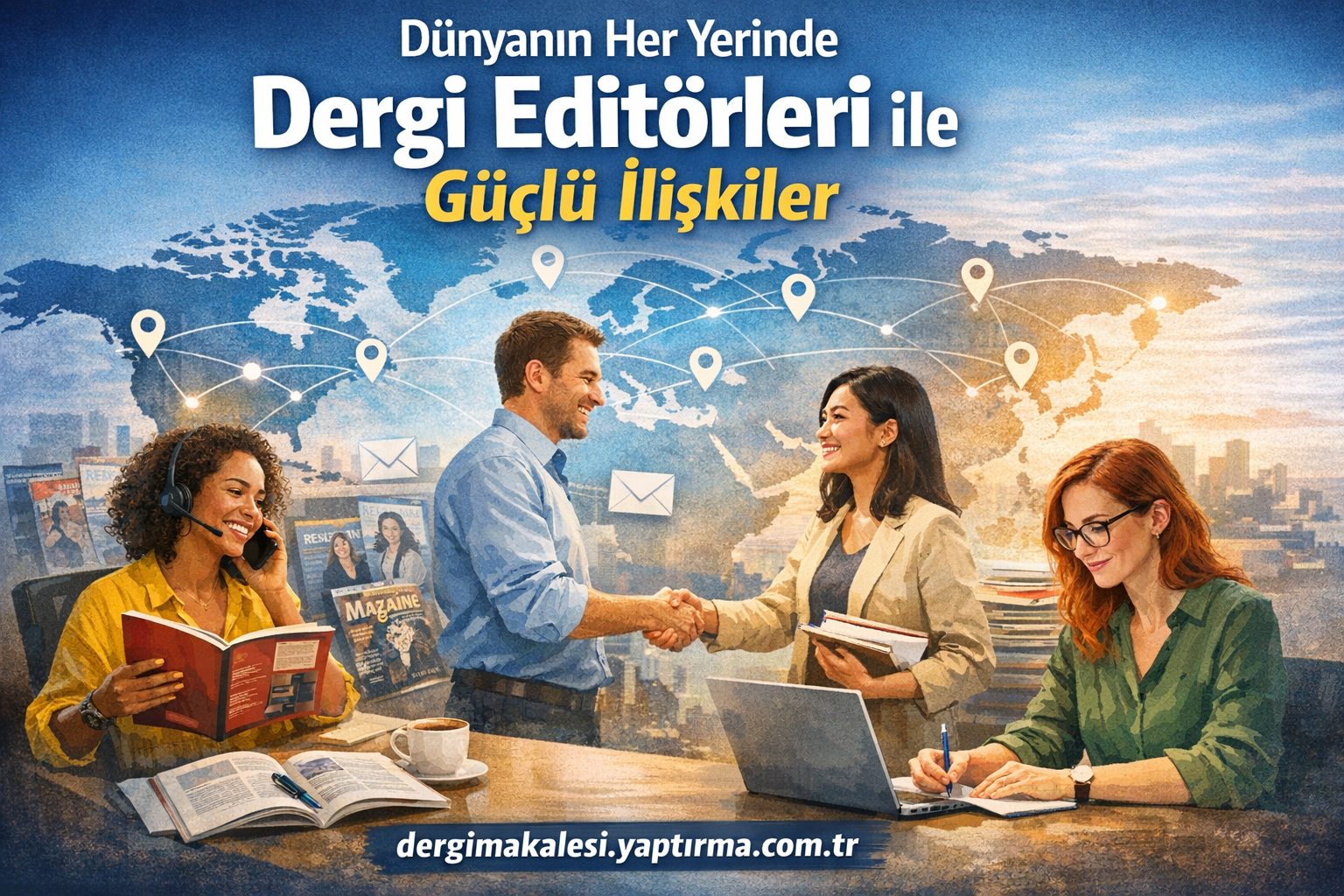 Read more about the article Dünyanın Her Yerinde Dergi Editörleri ile Güçlü İlişkiler