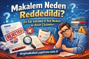 Read more about the article Makalem Neden Reddedildi? En Sık Görülen 8 Red Nedeni ve Kesin Çözümleri