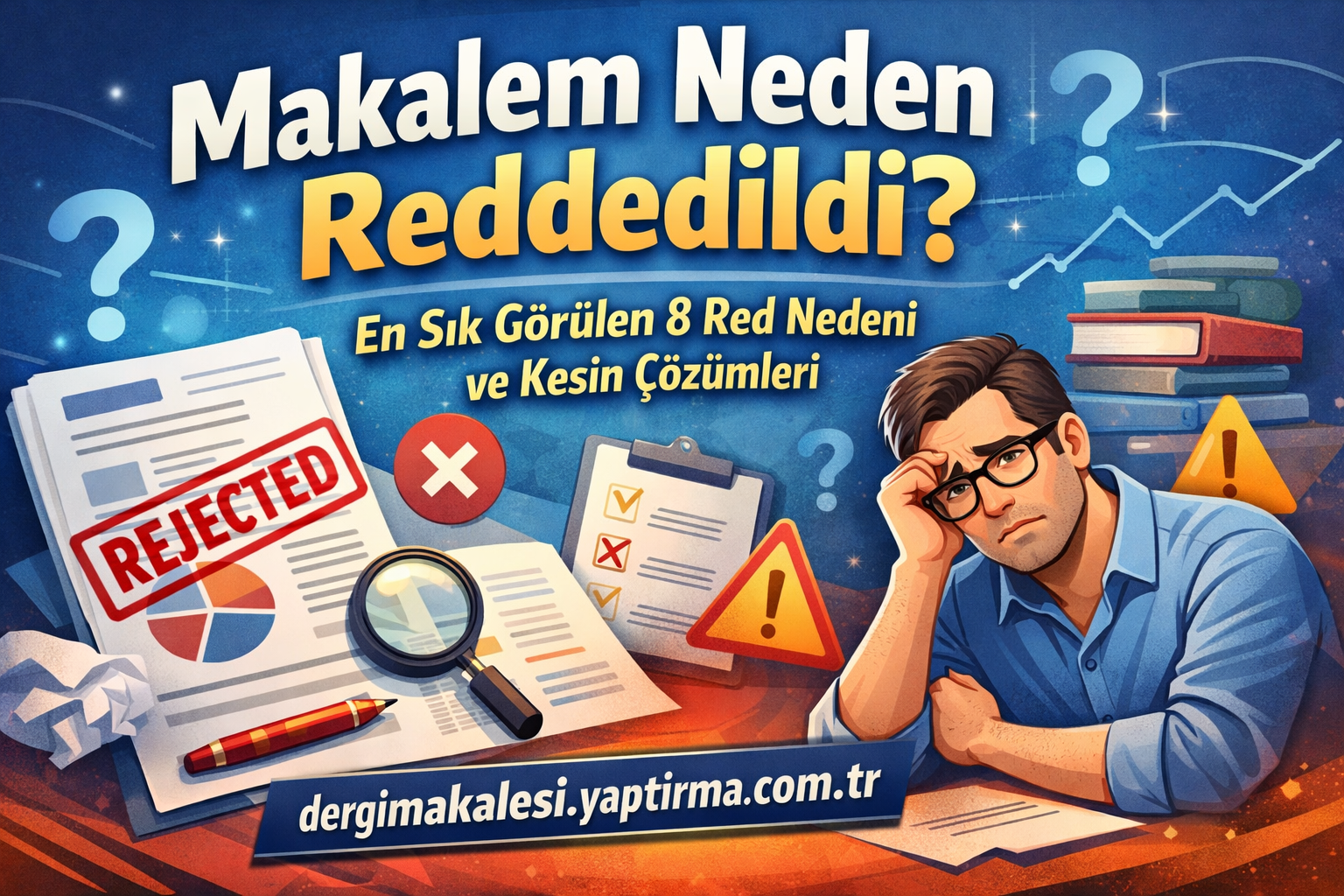 Read more about the article Makalem Neden Reddedildi? En Sık Görülen 8 Red Nedeni ve Kesin Çözümleri