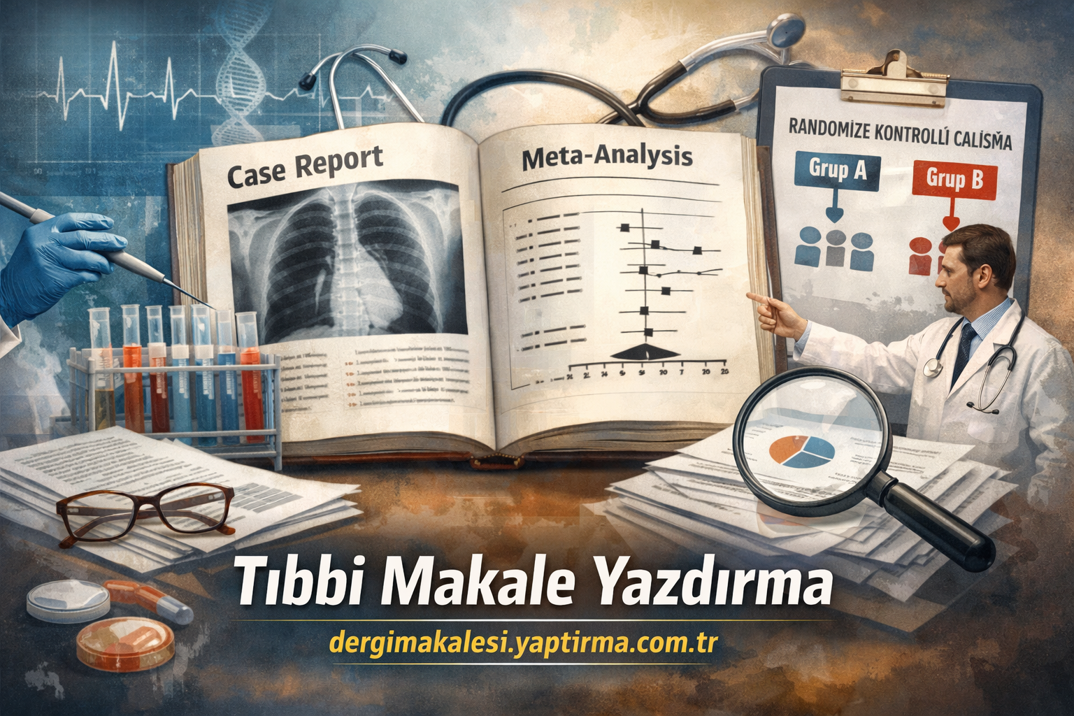 Read more about the article Tıbbi Makale Yazdırma (Randomize Kontrollü Çalışma, Vaka Sunumu, Derleme, Meta-Analiz)
