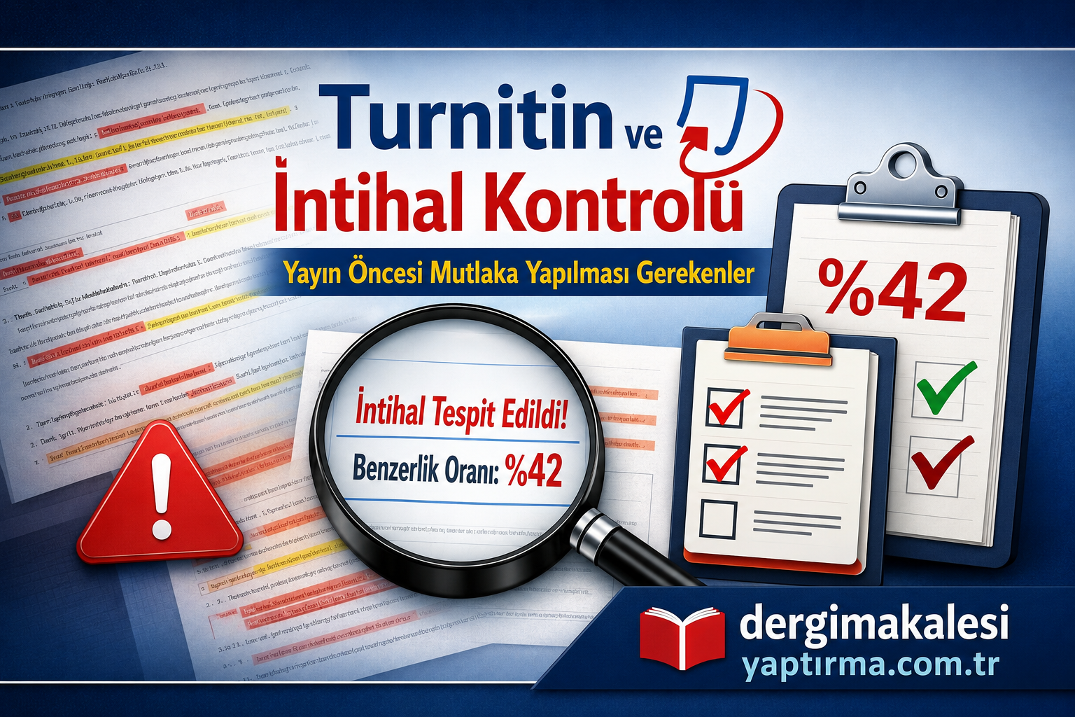 Read more about the article Turnitin ve İntihal Kontrolü: Yayın Öncesi Mutlaka Yapılması Gerekenler