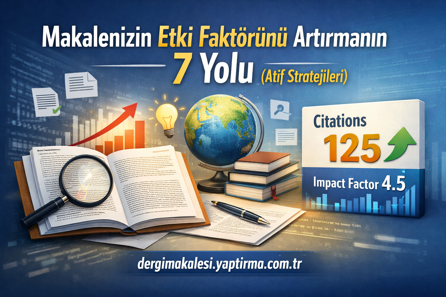 Read more about the article Makalenizin Etki Faktörünü Artırmanın 7 Yolu (Atıf Stratejileri)