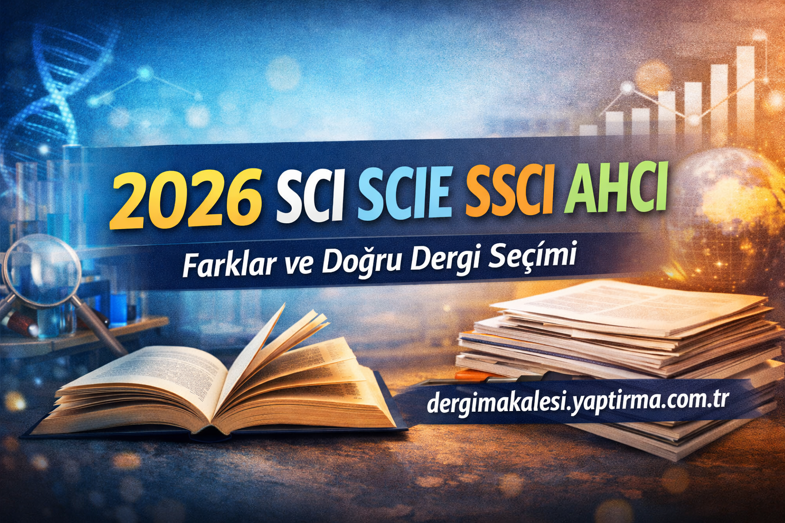 Read more about the article 2026 Güncel SCI, SCIE, SSCI ve AHCI Dergi Listeleri: Farklar ve Doğru Dergi Seçimi